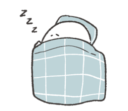 white and round something sticker #12968360