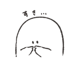 white and round something sticker #12968371