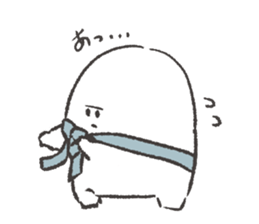 white and round something sticker #12968387