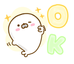 Seals Marshmallow Yokutukau sticker #12969080
