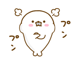 Seals Marshmallow Yokutukau sticker #12969113