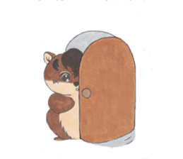 plump cute squirrel - English Ver. sticker #12969162