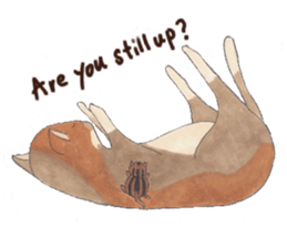 plump cute squirrel - English Ver. sticker #12969164