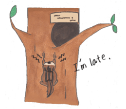 plump cute squirrel - English Ver. sticker #12969186