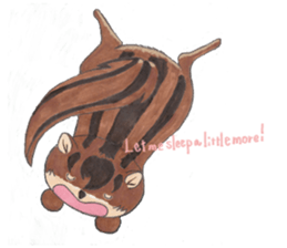 plump cute squirrel - English Ver. sticker #12969187