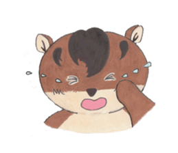 plump cute squirrel - English Ver. sticker #12969194