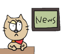 Cat of the cutty sticker #12969931