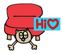 Cat of the cutty sticker #12969934