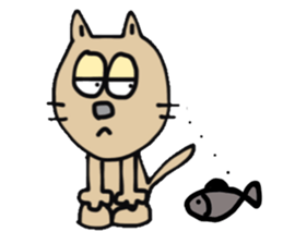 Cat of the cutty sticker #12969935