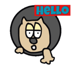 Cat of the cutty sticker #12969937