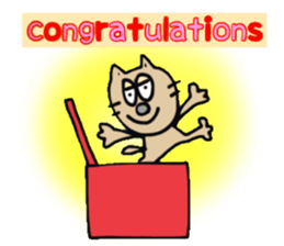 Cat of the cutty sticker #12969947