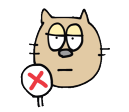 Cat of the cutty sticker #12969955