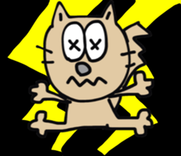 Cat of the cutty sticker #12969961