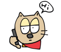 Cat of the cutty sticker #12969965