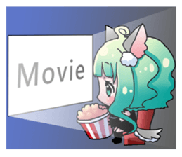 My girlfriend is a werewolf sticker #12970008