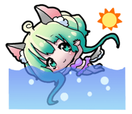 My girlfriend is a werewolf sticker #12970010