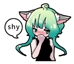 My girlfriend is a werewolf sticker #12970017