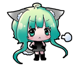 My girlfriend is a werewolf sticker #12970024