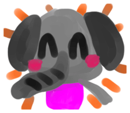 Peppy positive animal!! sticker #12970517