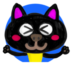 Peppy positive animal!! sticker #12970531