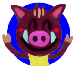 Peppy positive animal!! sticker #12970536