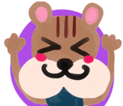 Peppy positive animal!! sticker #12970541