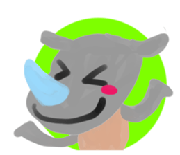 Peppy positive animal!! sticker #12970542