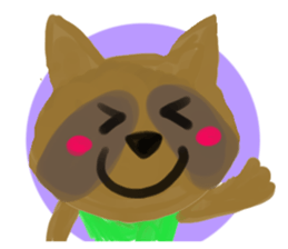 Peppy positive animal!! sticker #12970548