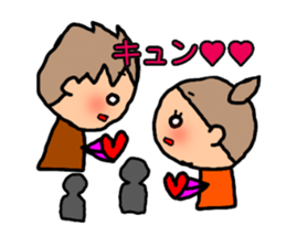 BROWN&ORANGE for Lovers 8 sticker #12970551