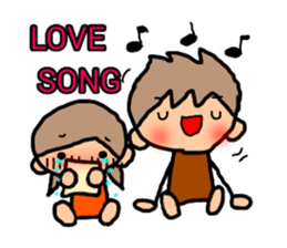 BROWN&ORANGE for Lovers 8 sticker #12970558