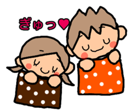 BROWN&ORANGE for Lovers 8 sticker #12970570