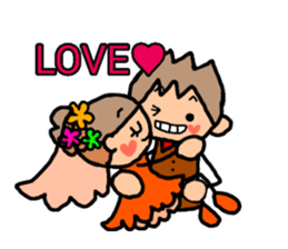 BROWN&ORANGE for Lovers 8 sticker #12970588
