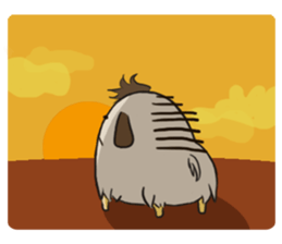 Dog with Long Philtrum sticker #12970726