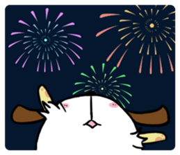 Dog with Long Philtrum sticker #12970728