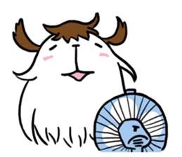 Dog with Long Philtrum sticker #12970741