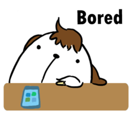 Dog with Long Philtrum sticker #12970746