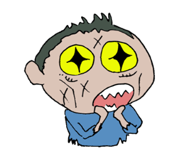 What ? I am Zombie. sticker #12970992