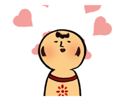 kokeshi moves sticker #12971117