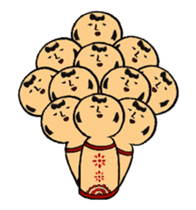 kokeshi moves sticker #12971125