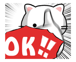 Cat words. sticker #12971444