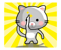 Cat words. sticker #12971453