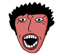 random face sticker #12971938