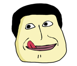 random face sticker #12971943