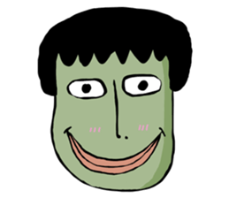 random face sticker #12971944