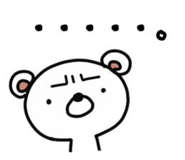 mild bear sticker #12971960