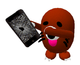 Listening to move mole. sticker #12972467