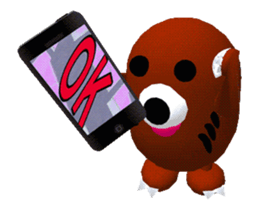 Listening to move mole. sticker #12972468