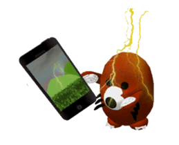 Listening to move mole. sticker #12972471