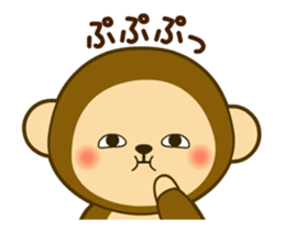 Monkey monkey animation sticker #12973170