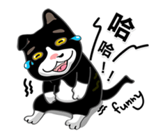 Bibi cat have a runny nose. One sticker #12973330